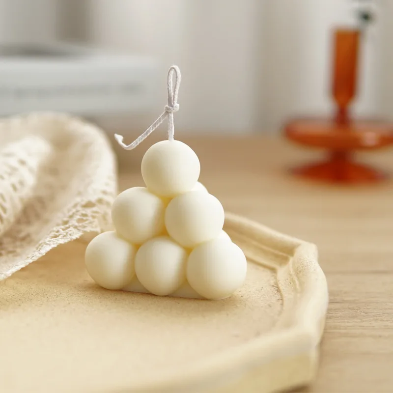 Новинка 3D форма для свечи в виде шара геометрическая сделай сам пирамиды