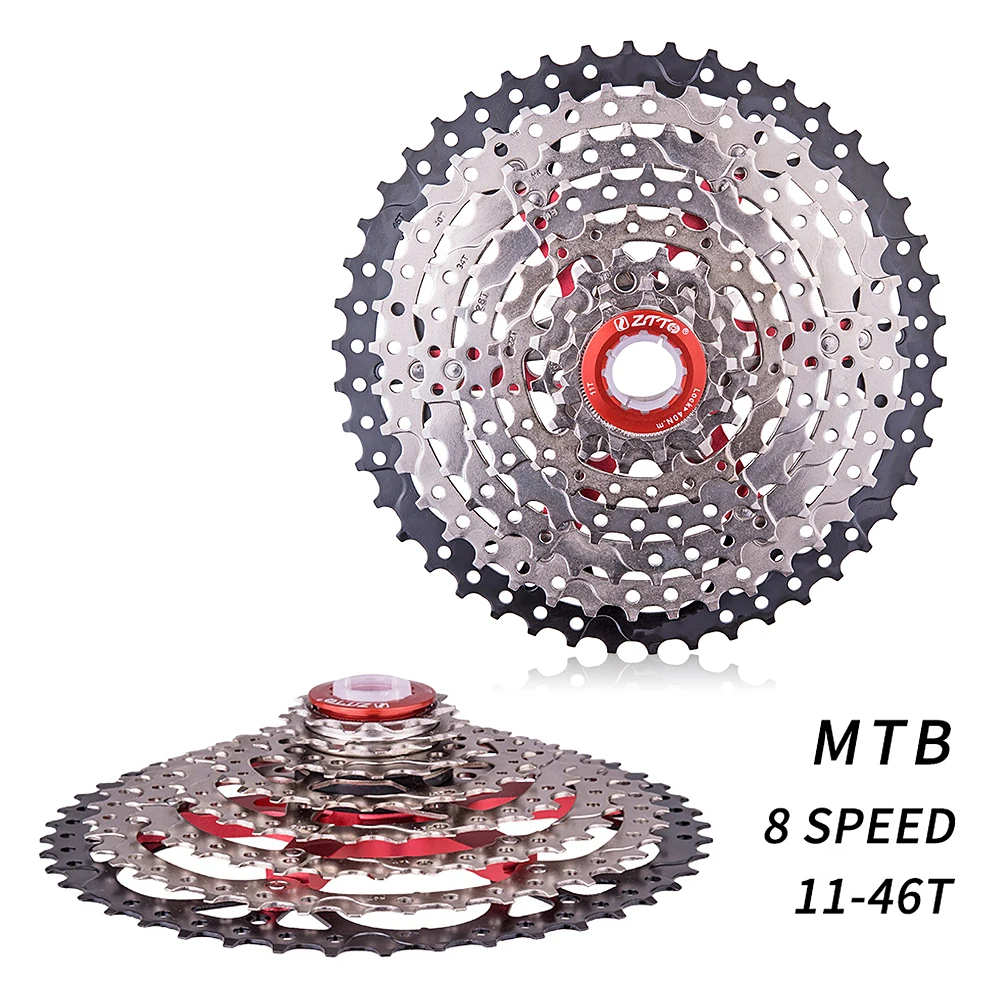 ZTTO 8 скоростная велосипедная кассета 11 46T Freewheel горный велосипед для частей M310 Tx35