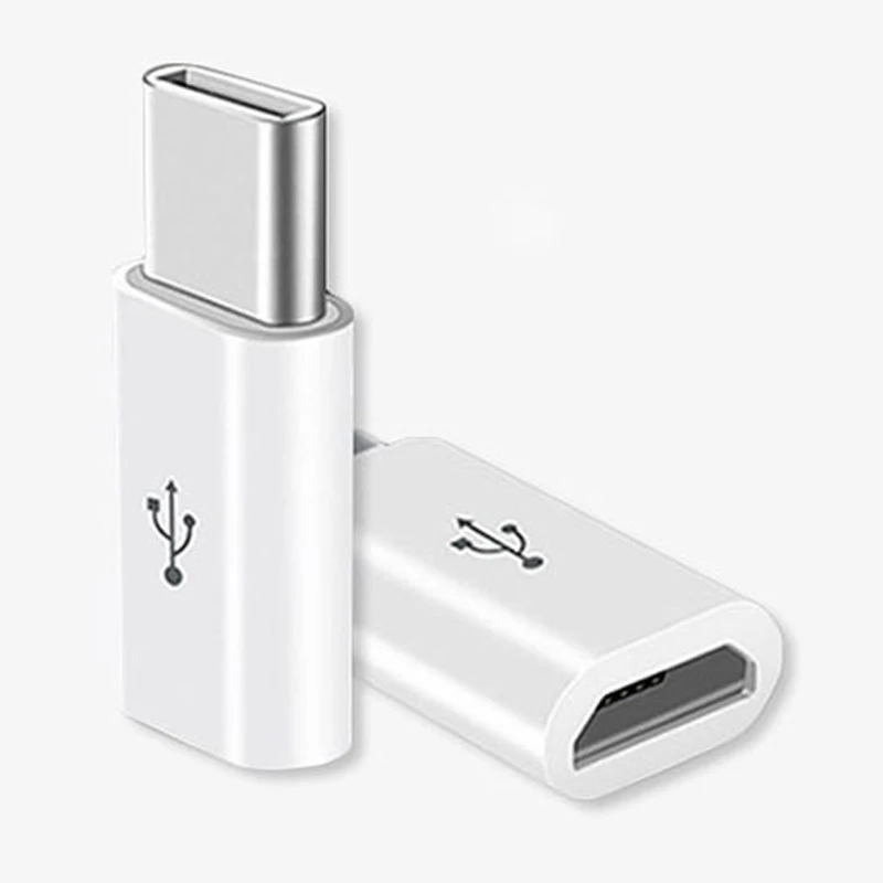 009 WHITE Мини OTG type C к Micro USB адаптер для type-C Jack оборудование конвертер Поддержка зарядный передающий данные Универсальный сплиттер - Цвет: 009 WHITE