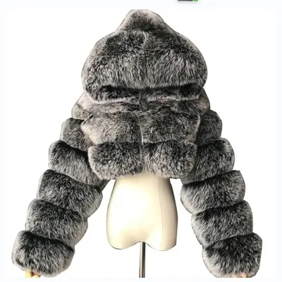 Winter Warm Women Faux Fur Coat ladies short jacket ladies fall leather fur coat fur women jackets