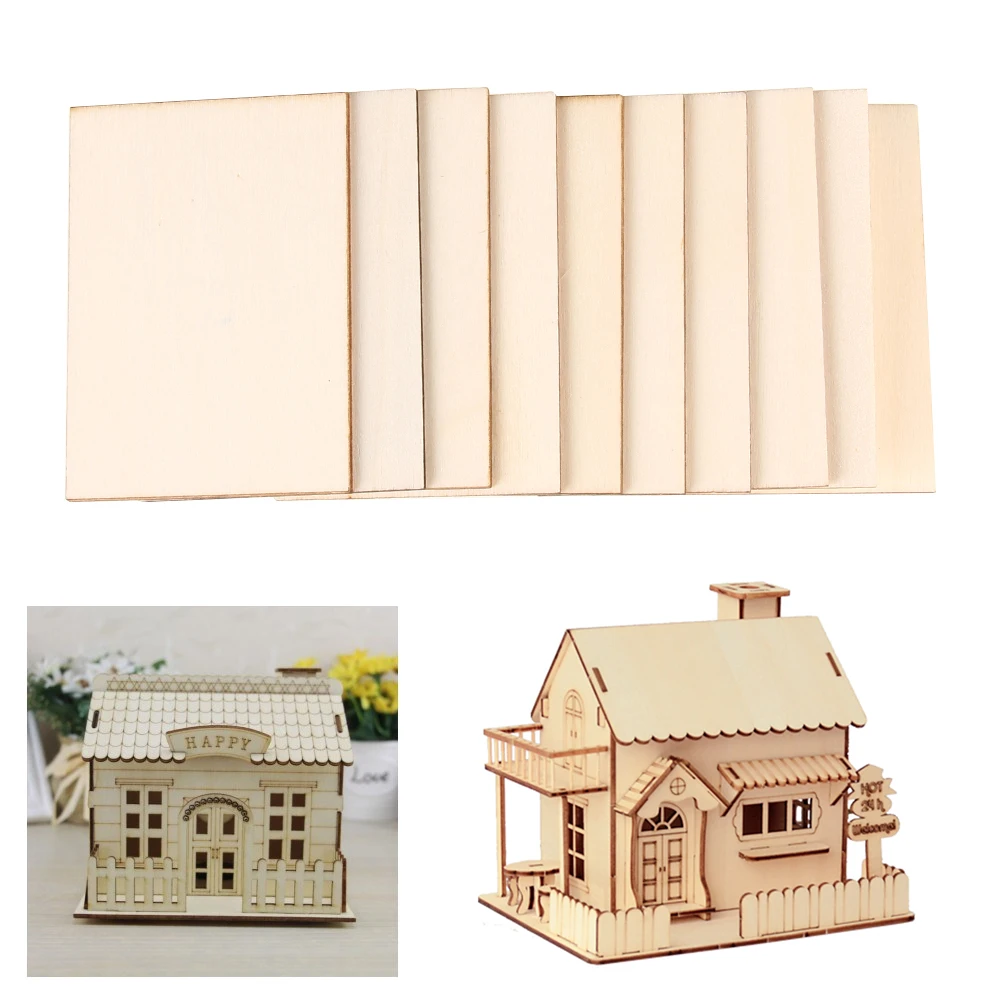 Деревянная пластина для песочного стола модель самолета деревянные листы