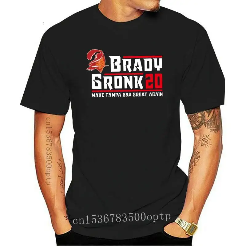 

Brady Bucs T Shirt Brady Gronk 2020 Make Tampa Bay Great Again Tshirt 100% Cotton Comfortable Soft Basic Tee Tops