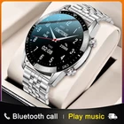 Смарт-часы мужские водонепроницаемые с поддержкой Bluetooth, пульсометром и тонометром