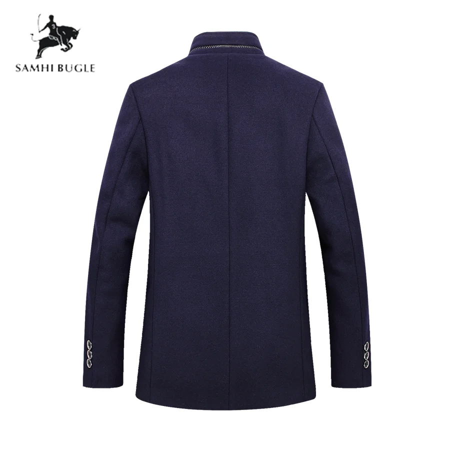 Зимний Тренч для мужчин 2020 модное длинное пальто Лидер продаж шерстяное толстая