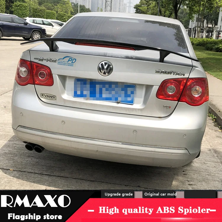 Для спойлер Jetta 2006-2019 Volkswagen TF Высокое качество Спойлер ABS Материал заднего крыла