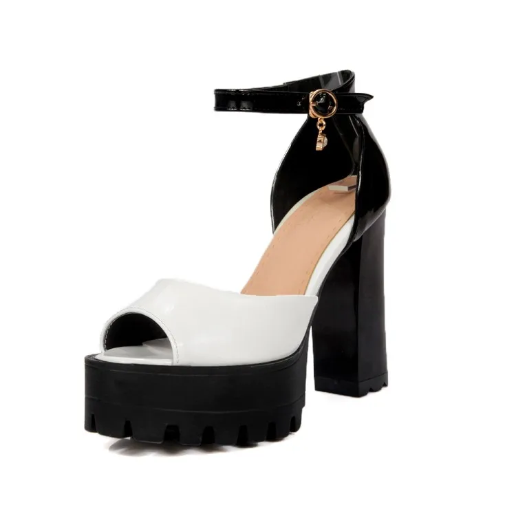 

Сандалии женские на высоком каблуке, босоножки с подбором цветов, модная летняя обувь, большие размеры