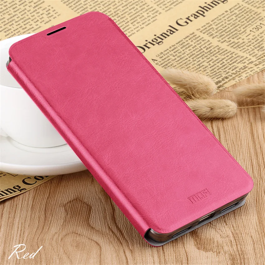Новинка для Xiaomi Redmi Note 8 чехол Mofi флип чехол для Xiaomi Redmi Note 8 высококачественный кошелек кожаный чехол-подставка