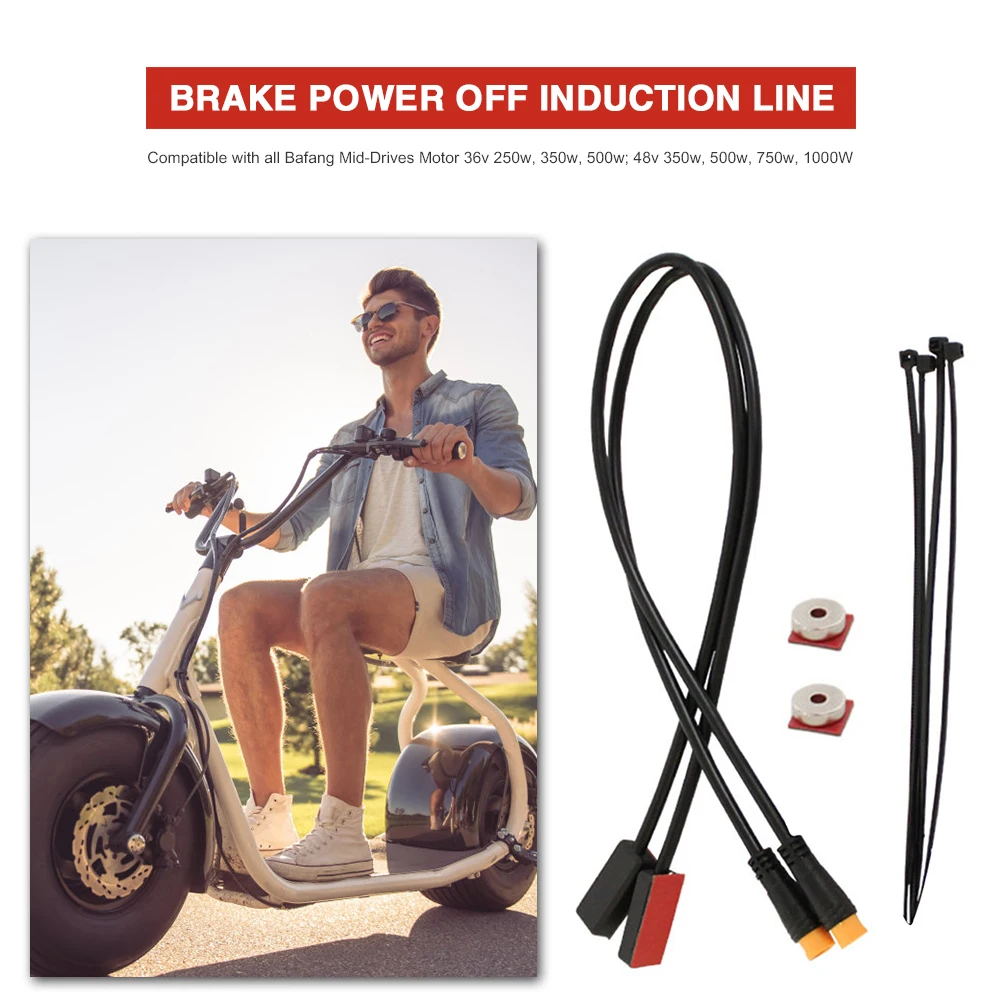 

Electric Bike Brake Sensor E-bike Cut Off Power Hydraulic Brake Sensor for BAFANG BBS01 BBS02 BBSHD BBS01B BBS02B