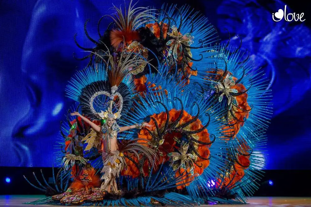 

400X300MM reina-carnaval-tenerife jumbo fridge magnet SFM-0650