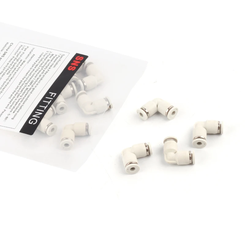 SNS BPV Series Оптом одно касание быстрое соединение L Тип 90 градусов фоторазъем