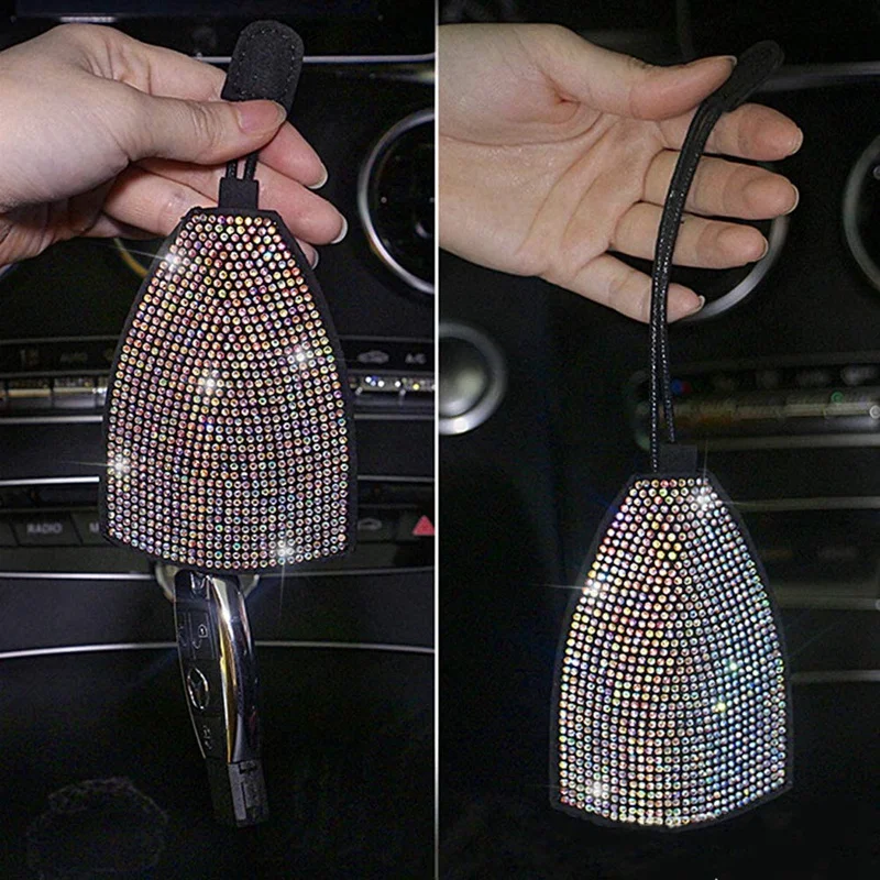 Шикарные автомобильные аксессуары для женщин универсальные хрустальные стразы