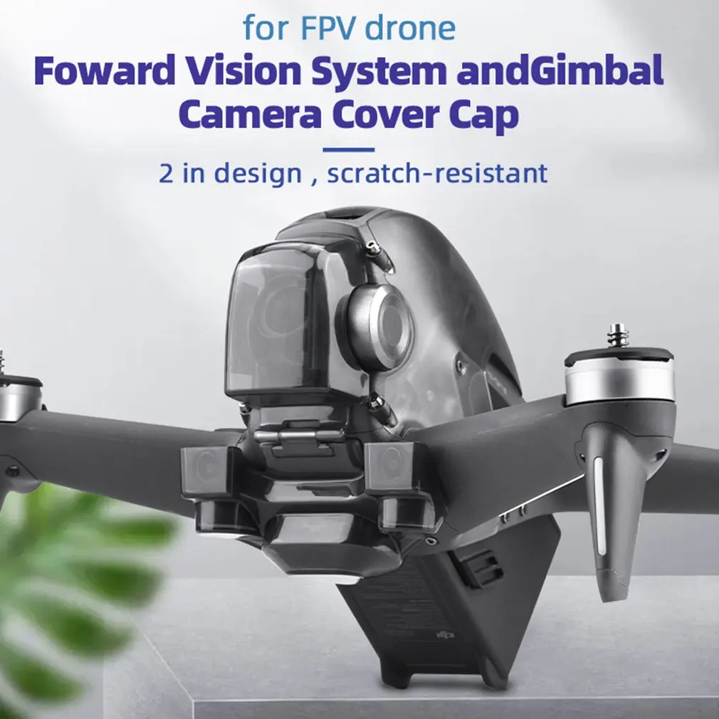 Cubierta integrada para c&aacute;mara DJI Combo FPV, Protector fijo hacia abajo para lente Visual-0