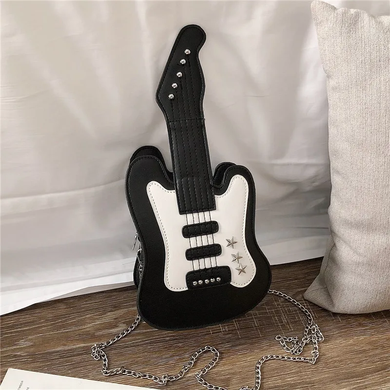 Женская сумка через плечо из искусственной кожи мини в форме гитары 2019|Сумки с