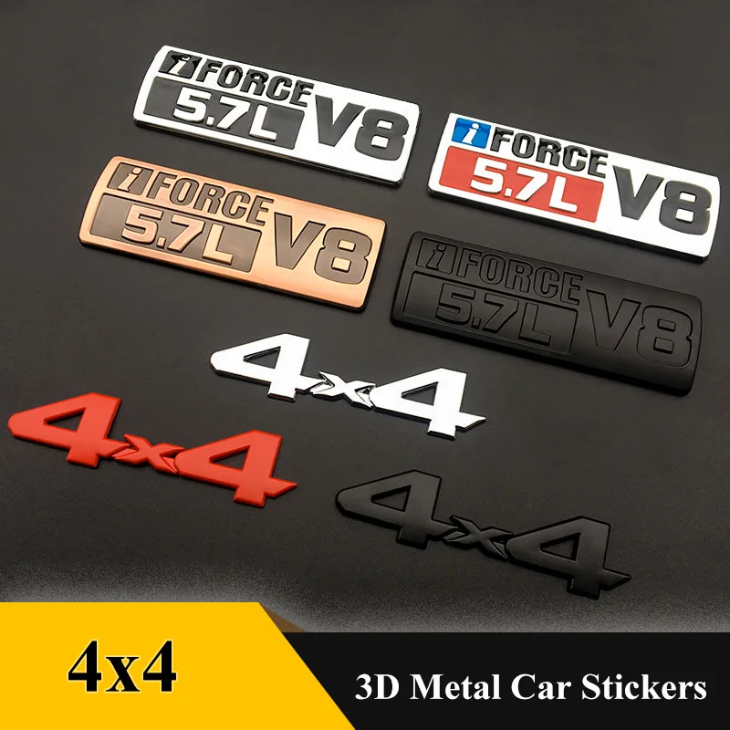 3D 4X4 iFORCE 5.7L V8 автомобильные наклейки-логотипы Автомобильная эмблема