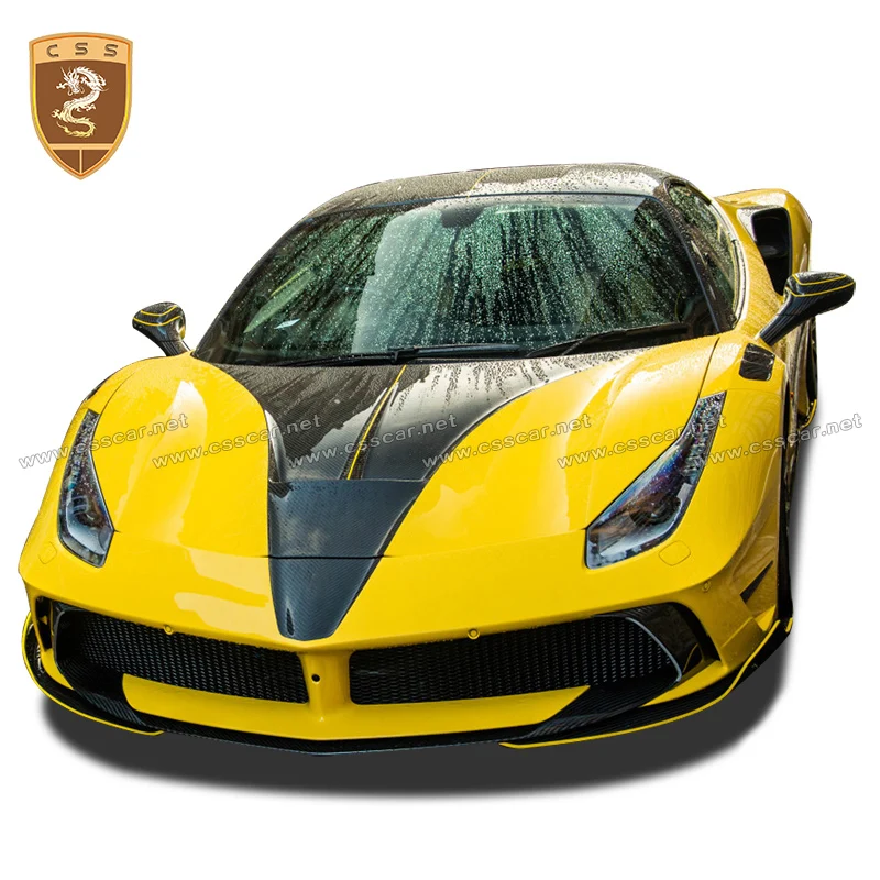 2 шт. для феррари 488 углеродного сторона крыло брызговик всплеск грязезащитные