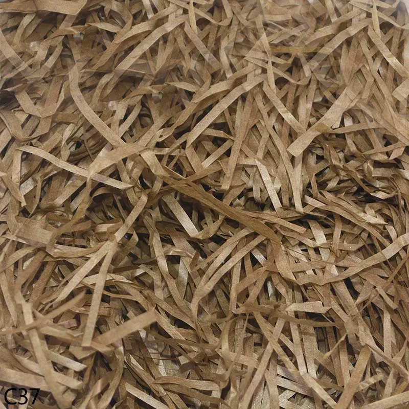 C37 50/100 г бумажная рафия измельченный DIY Подарочная коробка наполнение Crinkle бумага конфетти Свадебная подарочная коробка Заполненные украшения 8 - Цвет: C37