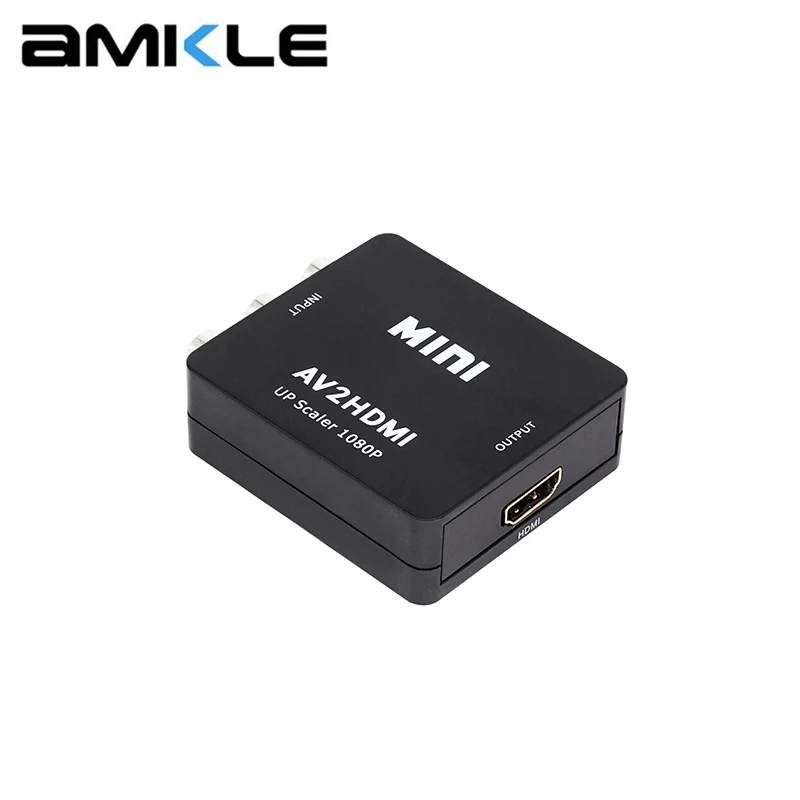 AMKLE видео из AV в HDMI совместимого адаптера USB PD коробка RCA CVBS для HD ТВ PS3 PS4 ПК DVD Xbox