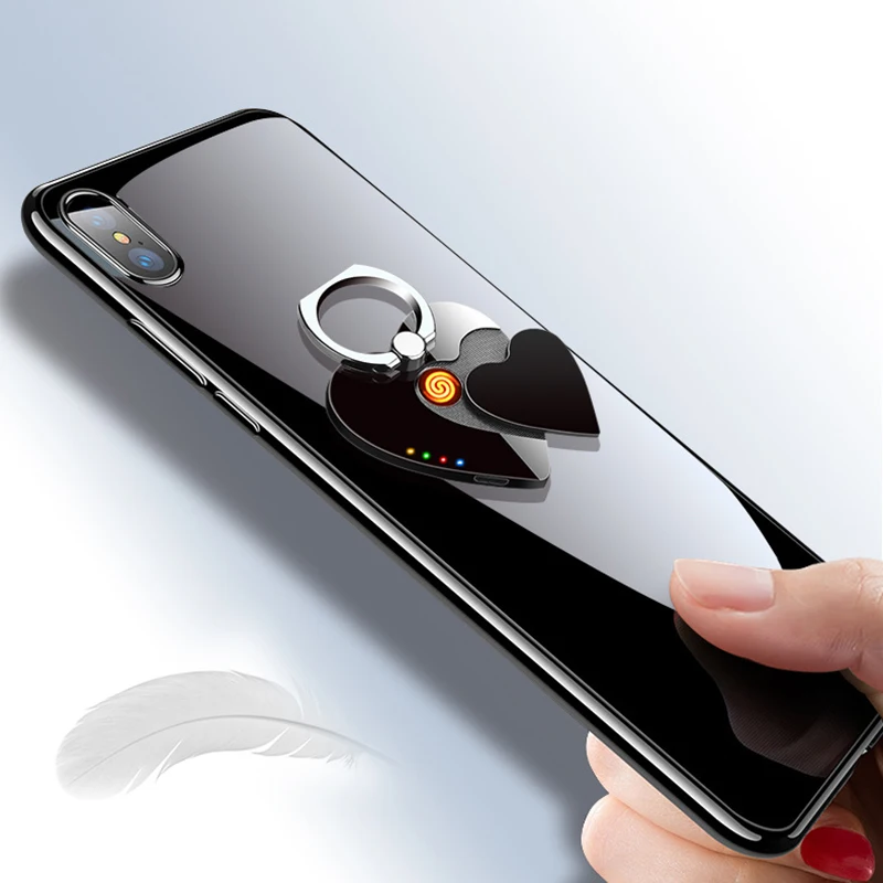 Брелок Ligther lOVE style для портативного телефона USB Электронная перезаряжаемая