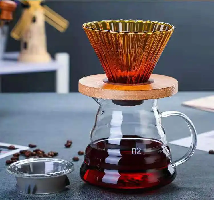 Кофейник стеклянный v60 фильтр для холодного заваривания, капельница, бариста, инструменты многоразового использования, чайник для кофе, капельный кухонный набор, портафильтр для эспрессо