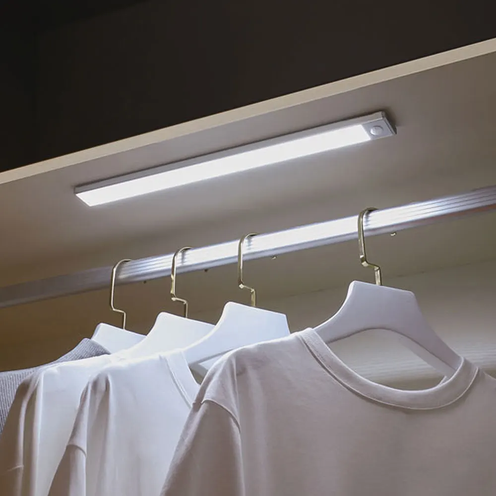

LED Wardrobe Lights 3 Colors Human Motion Sensor Cabinet Light For Home Kitchen Decoration Living Room Indoor Under Cabinet Lamp