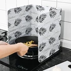 Кухонная маслостойкая перегородка, алюминиевая складная перегородка для газовой плиты, защита от брызг масла