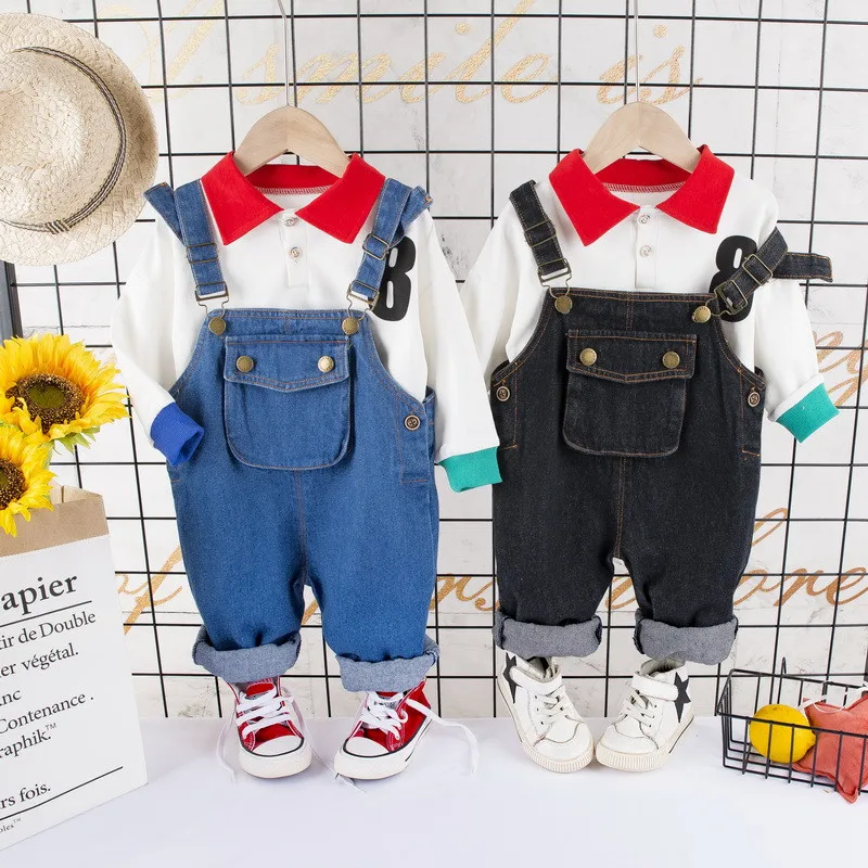 Летняя одежда для маленьких девочек и мальчиков повседневные Костюмы малышей