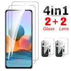 Защитное закаленное стекло 4 в 1 для Xiaomi Redmi Note 10 Pro Max, защитная пленка для объектива камеры Note10 10pro, защита Promax