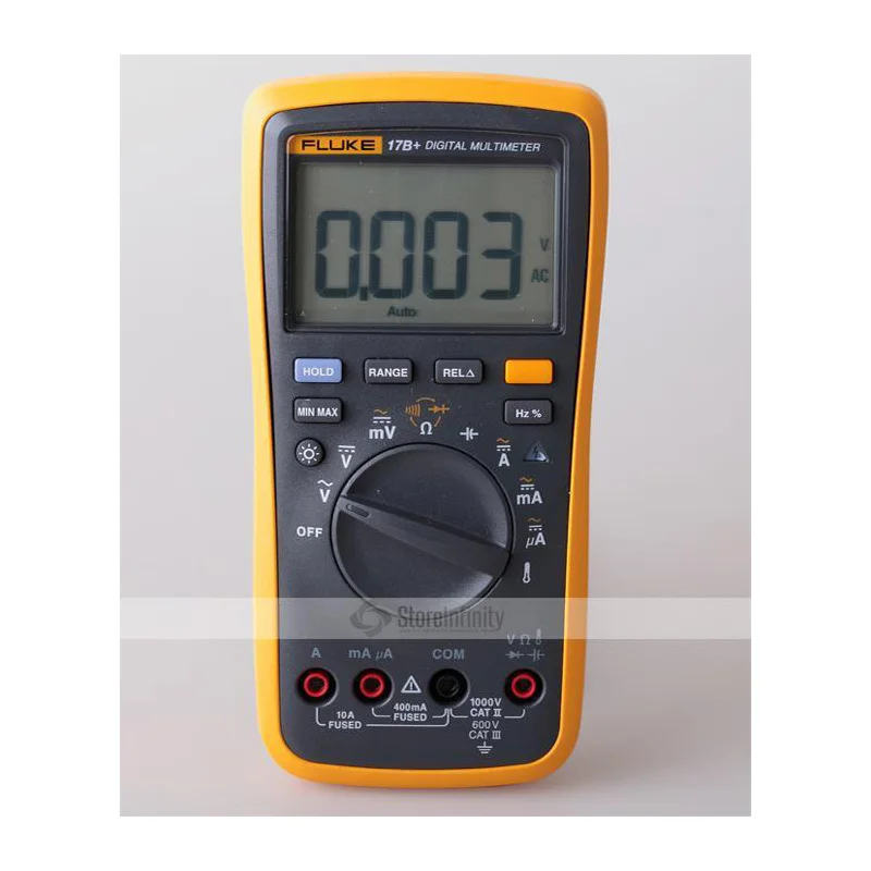 Мультиметр Fluke 17B + цифровой измеритель температуры и частоты с автоматическим