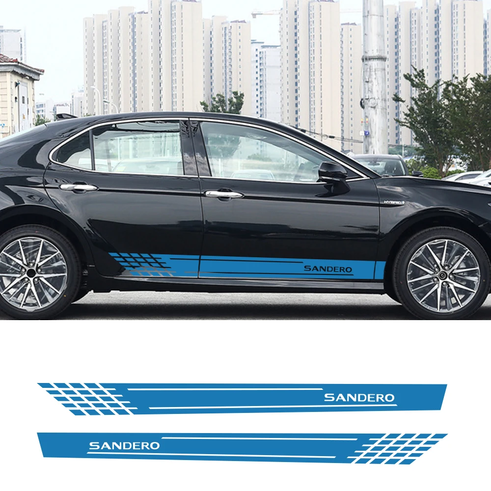 2021 2 шт. автомобильные наклейки Sandero DIY Стайлинг виниловая пленка для Renault