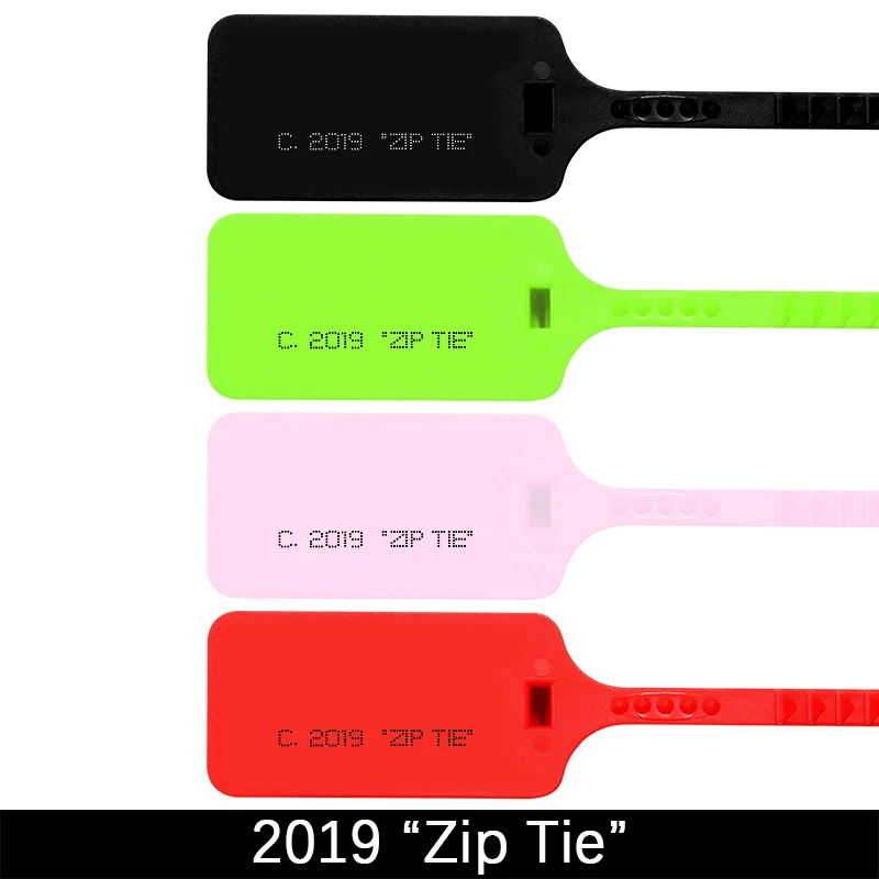6 шт. Новый 2019 молния галстук-бабочка напечатала Устранимый Пластик защитные