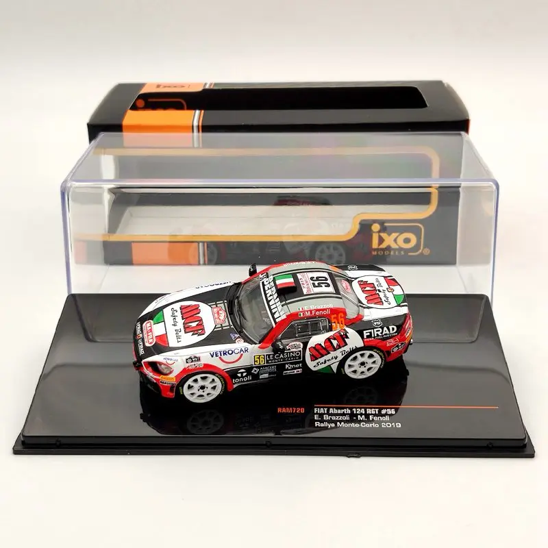 1:43 IXO для FIAT Abarth 124 RGT #56 Ралли Монте-Карло 2019 RAM720 литые модели игрушечных