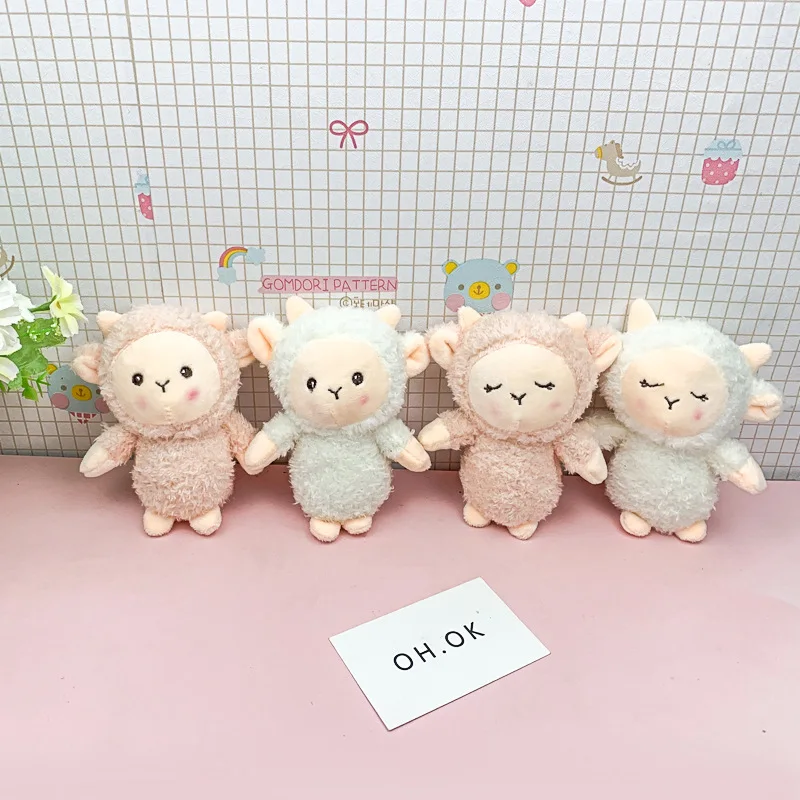 

new Stylish cute sheep pendant Exquisite sweet Keychain soft cute baby Soothing doll christmase birthday couple gift