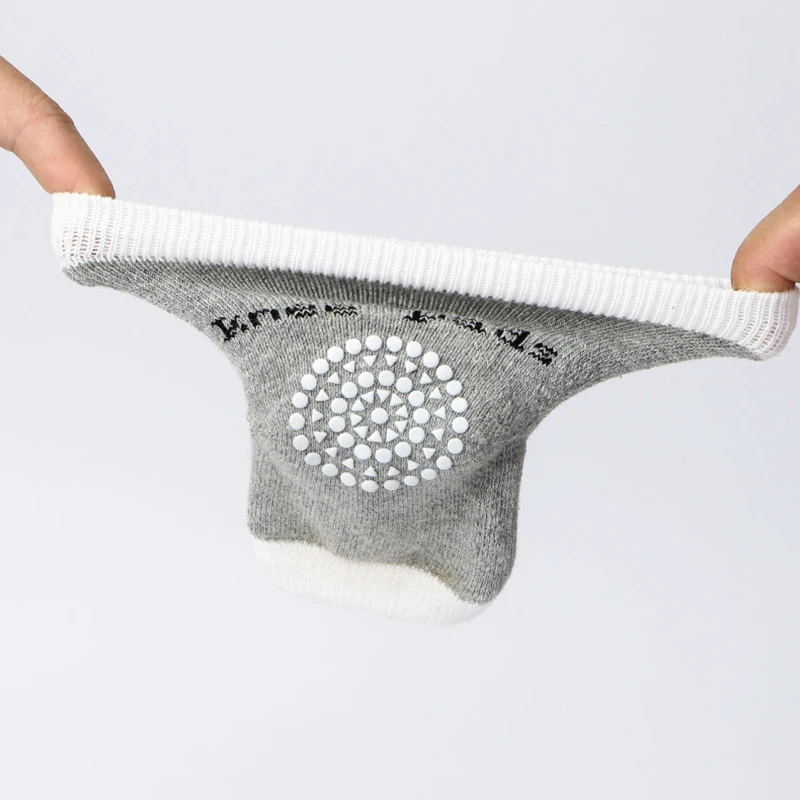 Летние Детские хлопковые наколенники для ползания махровые толстые сетчатые