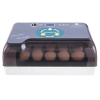 12pcs thermostatic led lighting hatcher machine poultry smart brooder small intelligent egg incubators goose duck machine