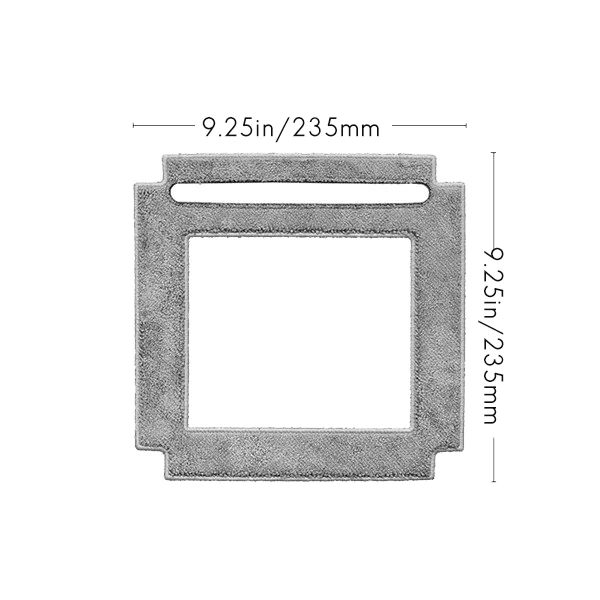 

for HUTT W66 Mop Cloth Vacuum Cleaner Replacements Mop Pad Accessories Parts Robot,5Pcs