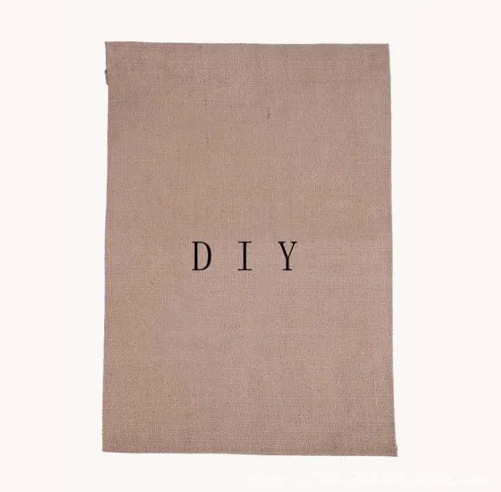 

4 Styles 31*46cm Burlap Garden Flag DIY Jute Ruffles Linen Yard Hanging Flag House Decoration Portable Banner 50PCS SN1223