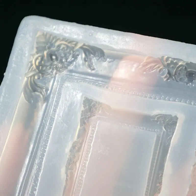 

UV Resin DIY Craft Crystal Epoxy Mould Table Bracket Transparent Silicone Mold
