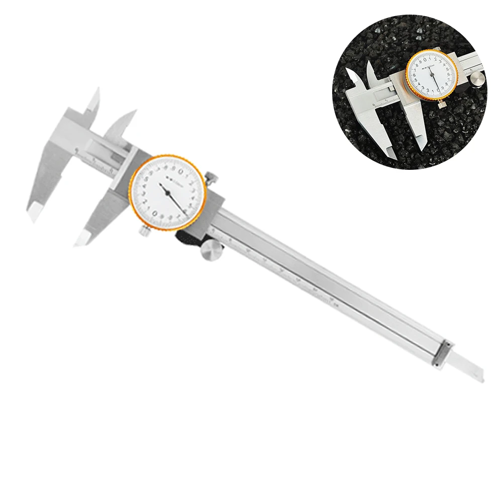 Прочная Инженерная деревообрабатывающая линейка с циферблатом точный микрометр