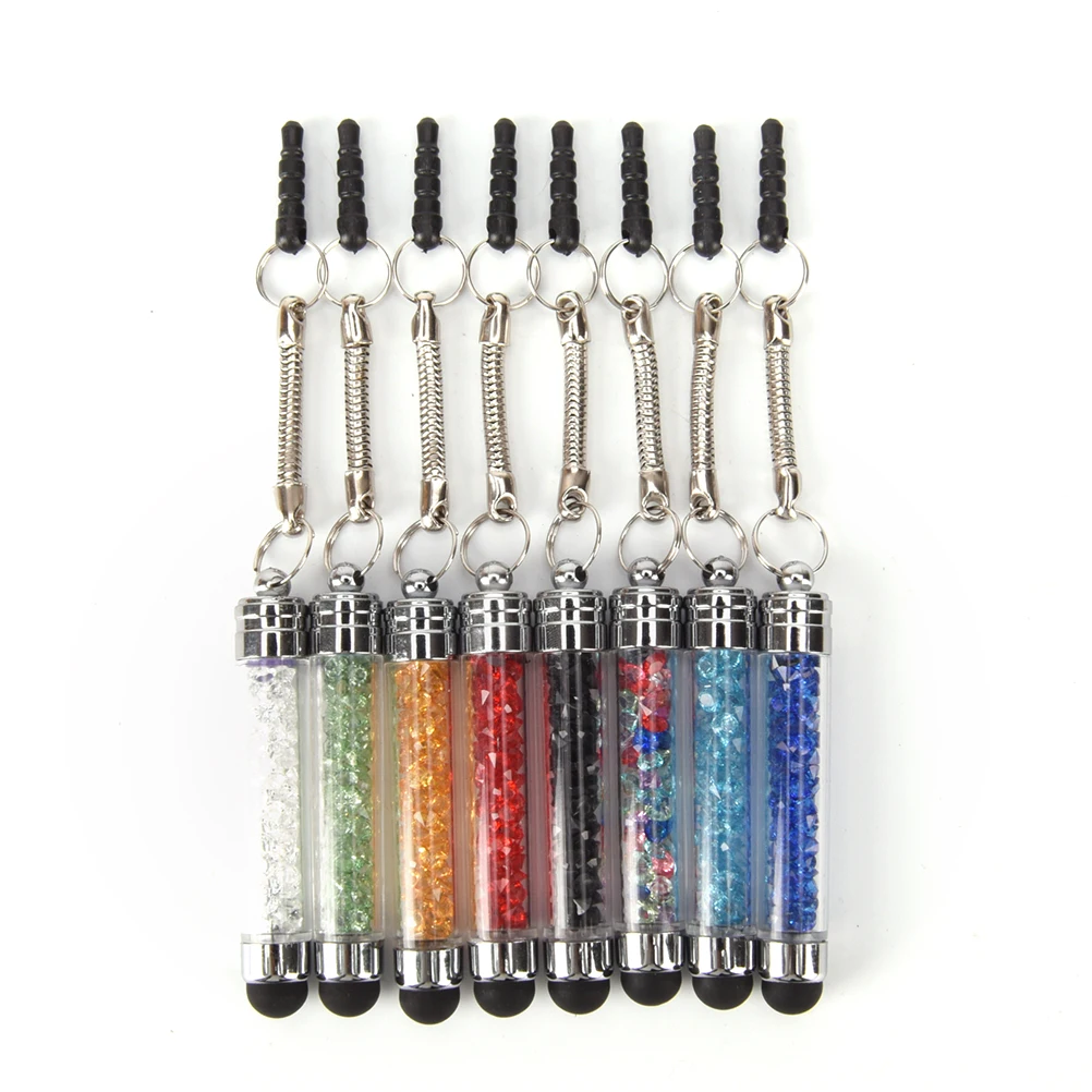 Мода 2020 Алмазный кристалл стилус для сенсорного экрана iPhone Планшетные ноутбуки