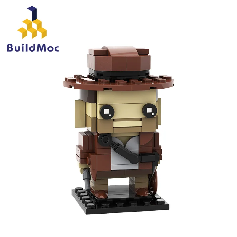 

BuildMoc Movie Indiana Jones 161PCS MOC Figures Model Building Blocks Brick Toys For Children DIY Toy Kids Gifts Bricks