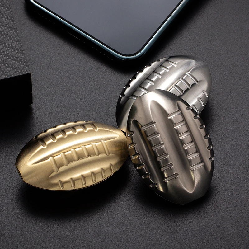 Push Egg EDC Fidget Toy Double Push Stainless Steel Metal Adult Fingertip Decompression Toy Fashion Personality Toy Fun Gift
