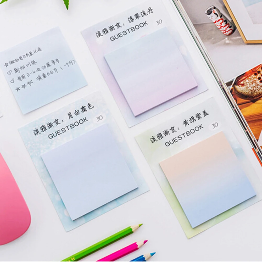 Стикеры для заметок школьные принадлежности | Канцтовары офиса и дома