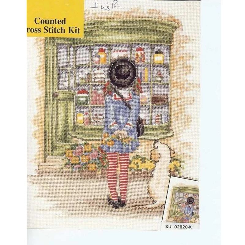 Высококачественный красивый комплект для вышивки крестиком окошко покупок