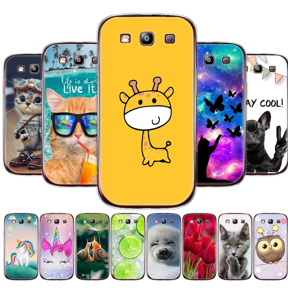Мягкий силиконовый чехол из ТПУ для Samsung Galaxy S3 i9300 чехол|Бамперы| |