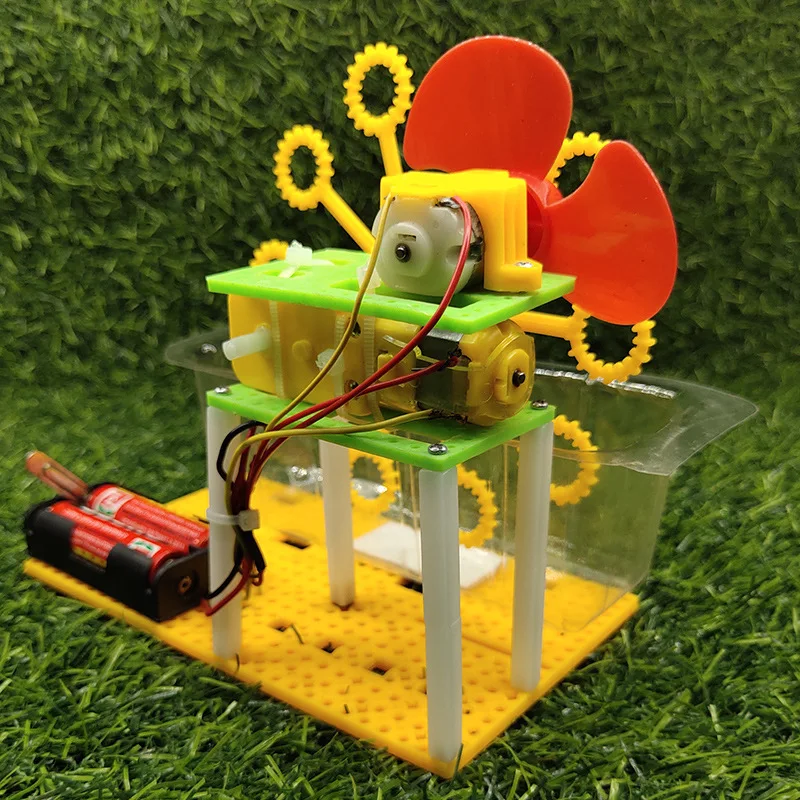 Science Kits DIY электрическая пузырьковая машина стволовые игрушки детский учебный