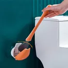 1 шт. Многофункциональный силиконовый держатель для туалетной щетки из термопластичной резины чистящие щетки настенное крепление инструменты для чистки пола набор аксессуаров для ванной комнаты