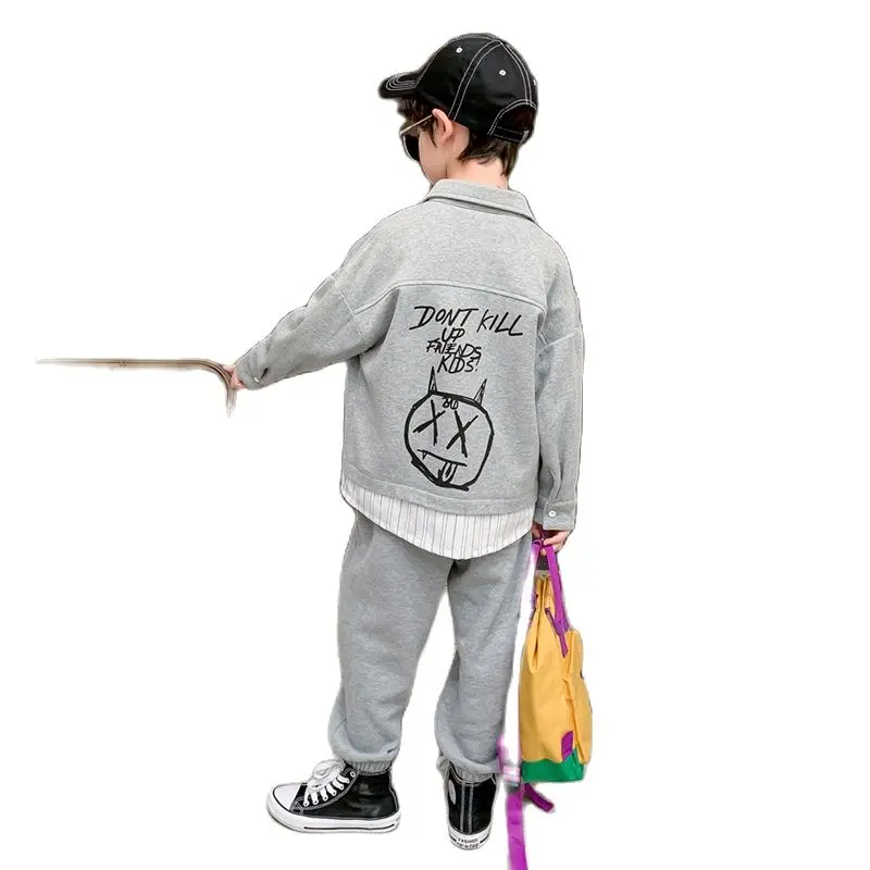 

Boy sets free shipping products from aliexpress Stitch fashion Clothes for teenagers Clothing sets Jacket Clothing for boys