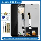 ЖК-дисплей с рамкой для Xiaomi Redmi Note 8 M1908C3JH M1908C3JG M1908C3JI, сенсорный экран с дигитайзером в сборе + инструменты на клейкой основе