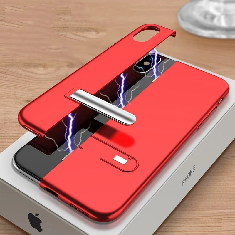 KISSCASE Магнитный адсорбционный чехол для телефона iPhone XS Max X 10 XR с цветным прошивным