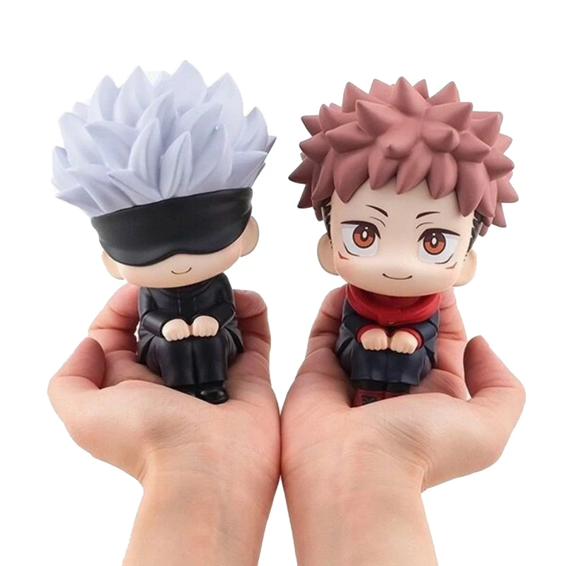 

10cm Q Version Anime Figure Toys Jujutsu Kaisen Figure Itadori Yuji Gojo Satoru PVC Action Figure Fushiguro Megumi model doll